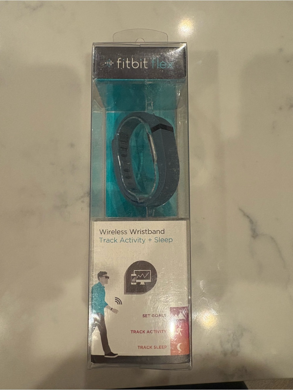 Fitbit Flex Wireless Activity Sleep Tracker Wristband - Slate Blue (FB401SL)